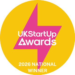 UK StartUp Awards 2026 National Winner badge